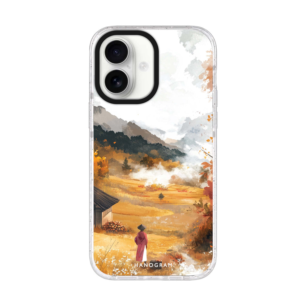 Autumn Splendor iPhone 17 水晶透明保護殼正面展示