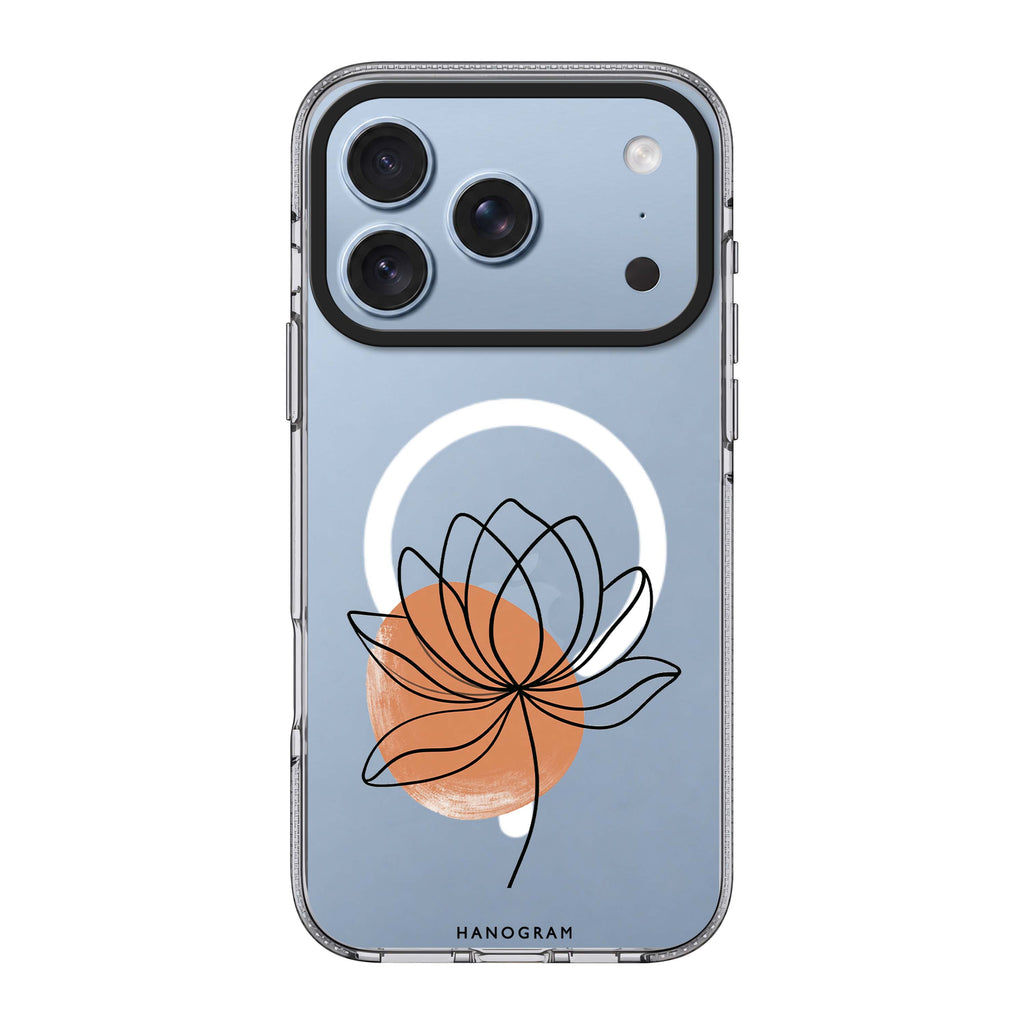 Terracotta Lotus Line 水晶透明保護殼