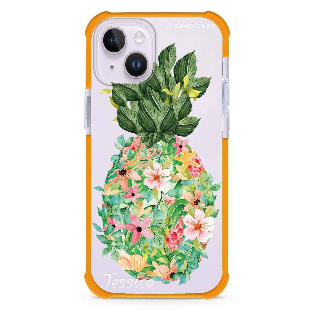 Floral Pineapple 超強防摔保護殼