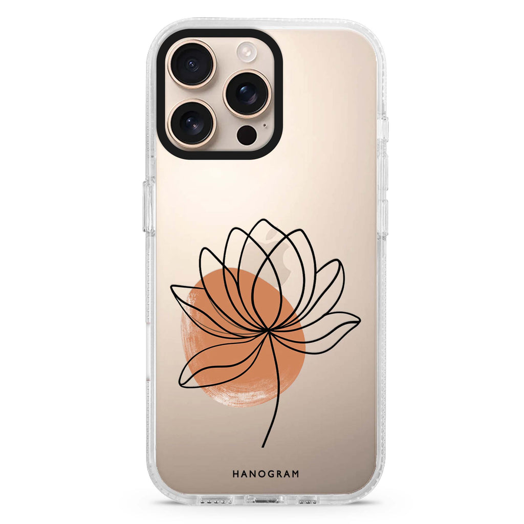 Terracotta Lotus Line 水晶透明保護殼