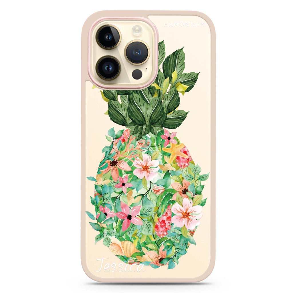 Floral Pineapple 防衝擊保護殼