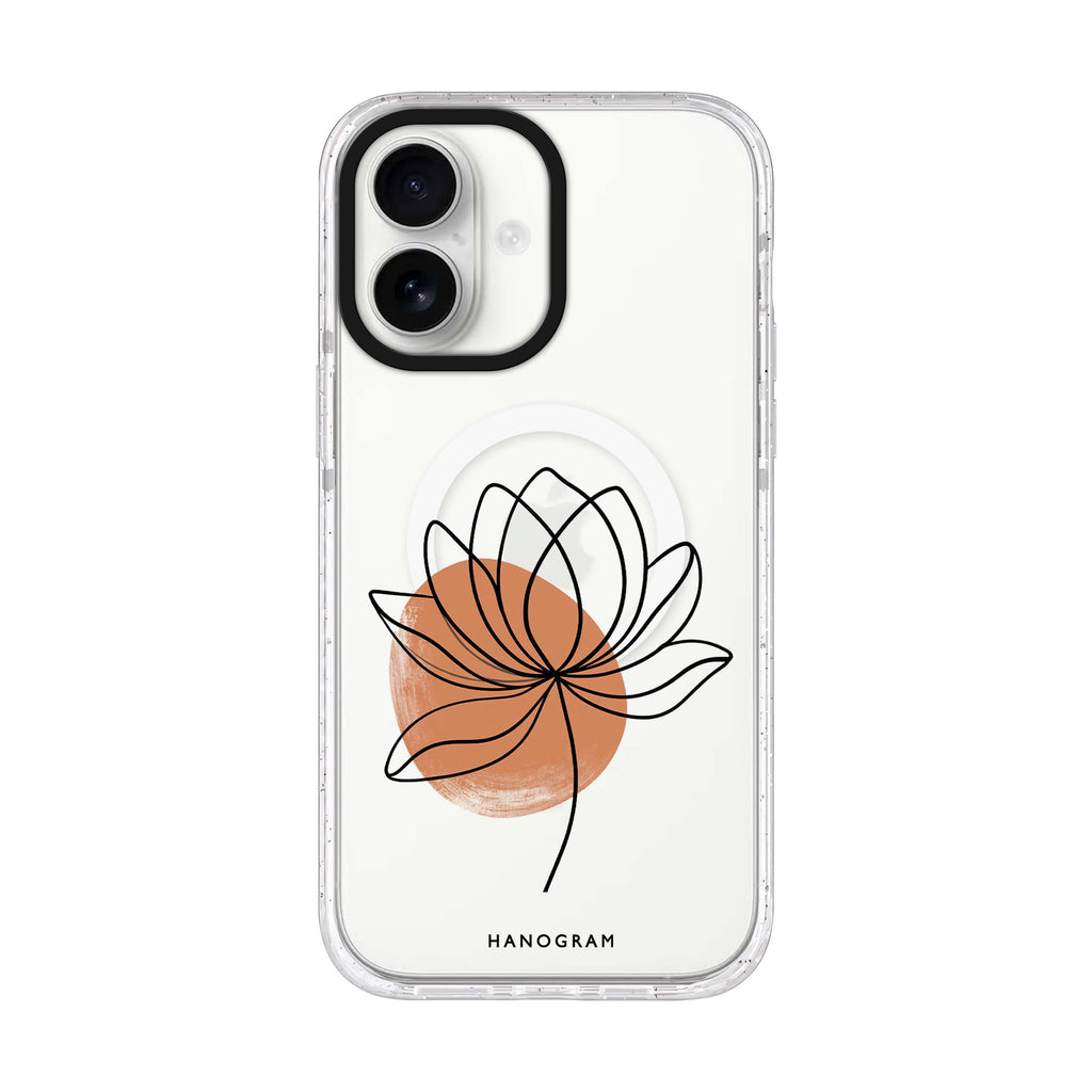 Terracotta Lotus Line 水晶透明保護殼
