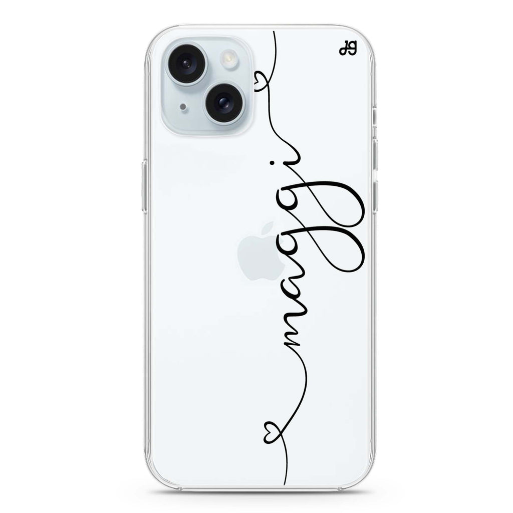 Loving Heart I iPhone 15 plus 水晶透明保護殼