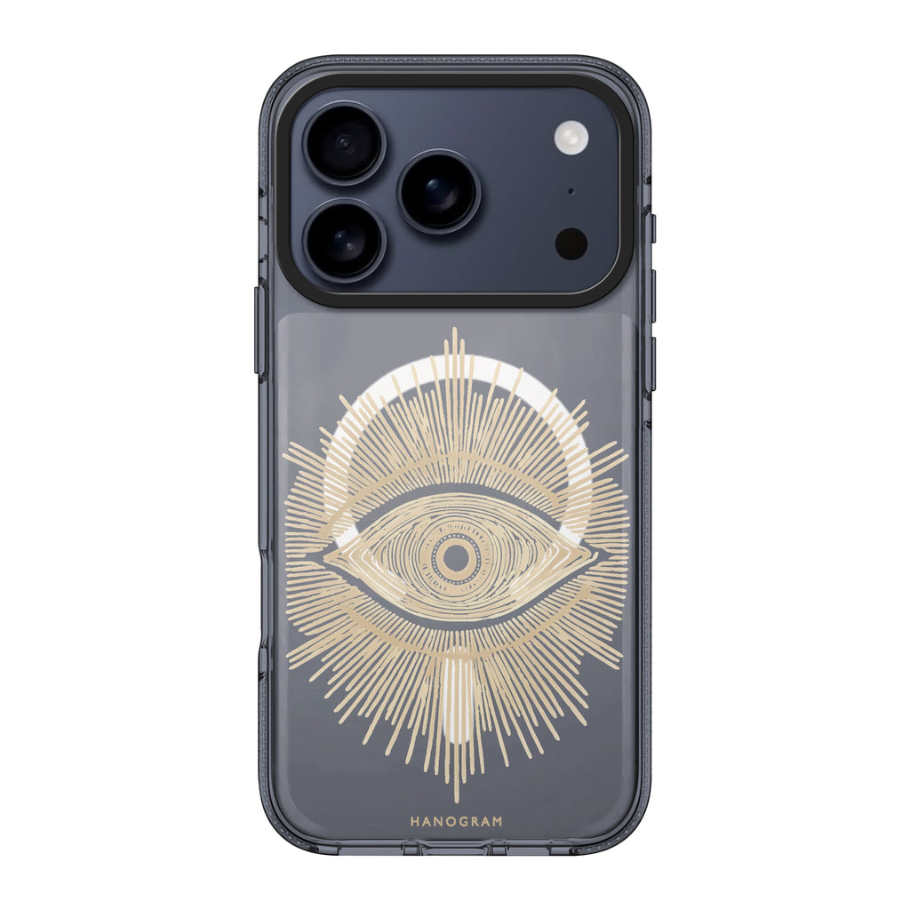 Eye of Eternity iPhone 17 Pro Max MagSafe 水晶透明保護殼 眼睛圖案設計 圖1