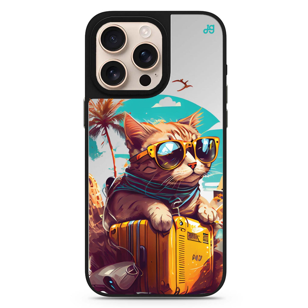 Travel Cat 鏡面手機殼