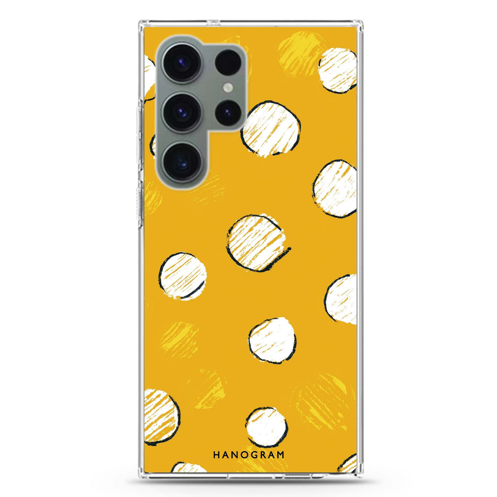 Sunny Dots Samsung Galaxy Ultra 透明保護殼，適用 S26/S25/S24/S23 Ultra，圖1