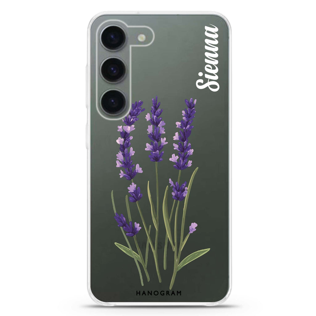 Lavender Palette Samsung Galaxy 水晶透明保護殼