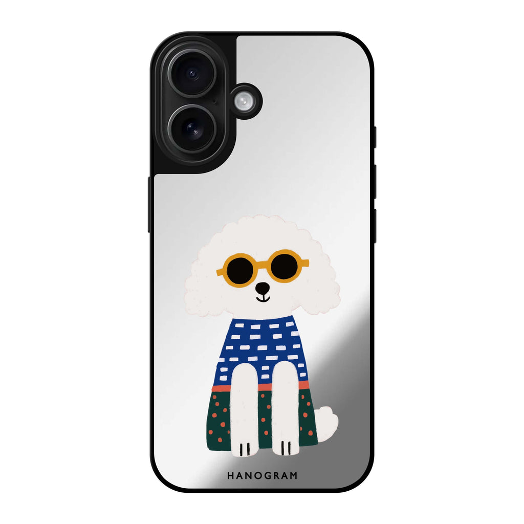 Poodle Peace Vibes Magsafe 兼容鏡面手機殼