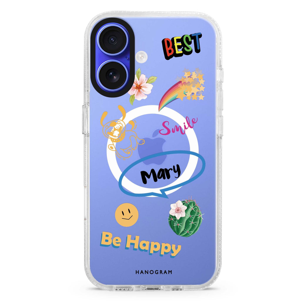 Positive Sticker Magsafe 兼容水晶透明保護殼