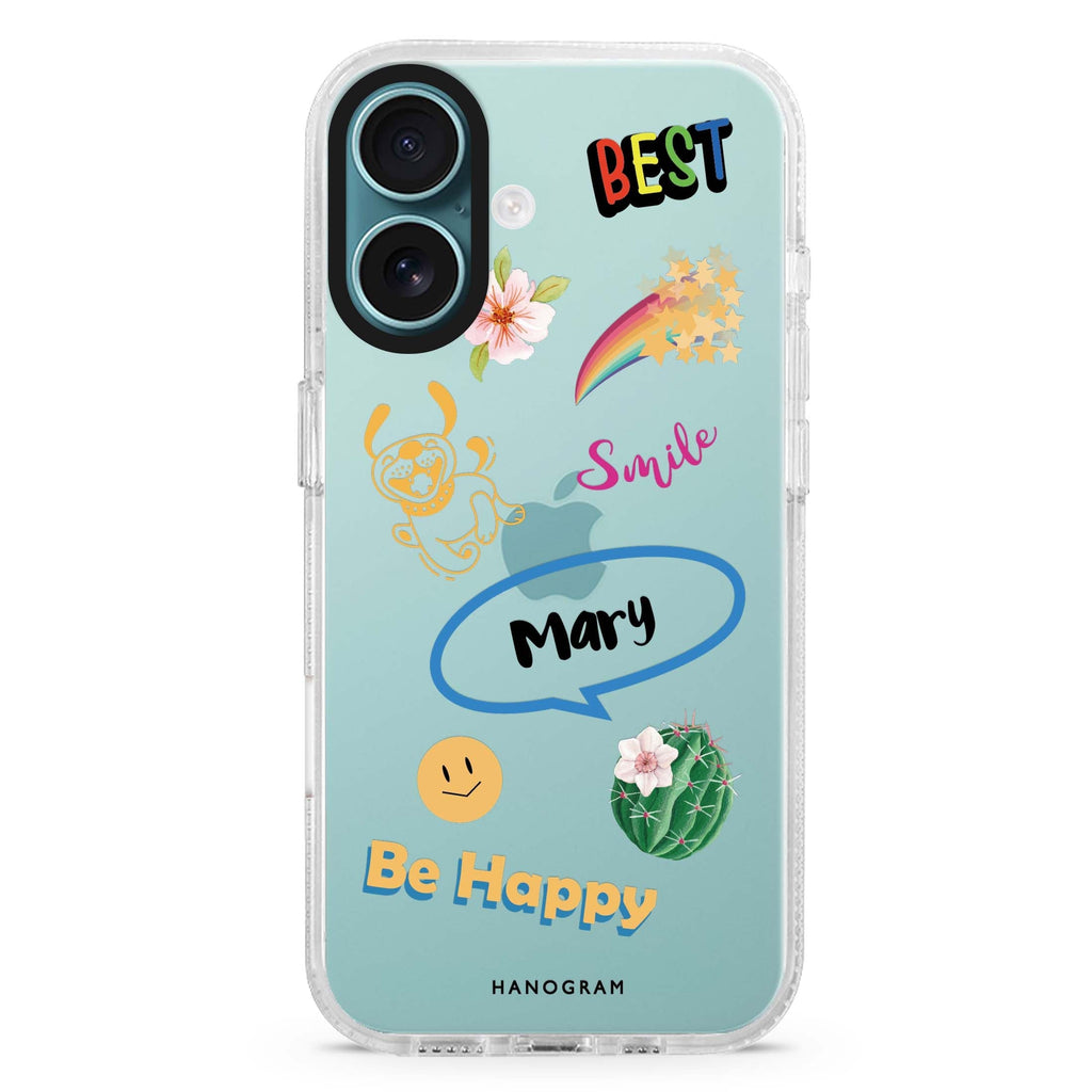 Positive Sticker 水晶透明保護殼