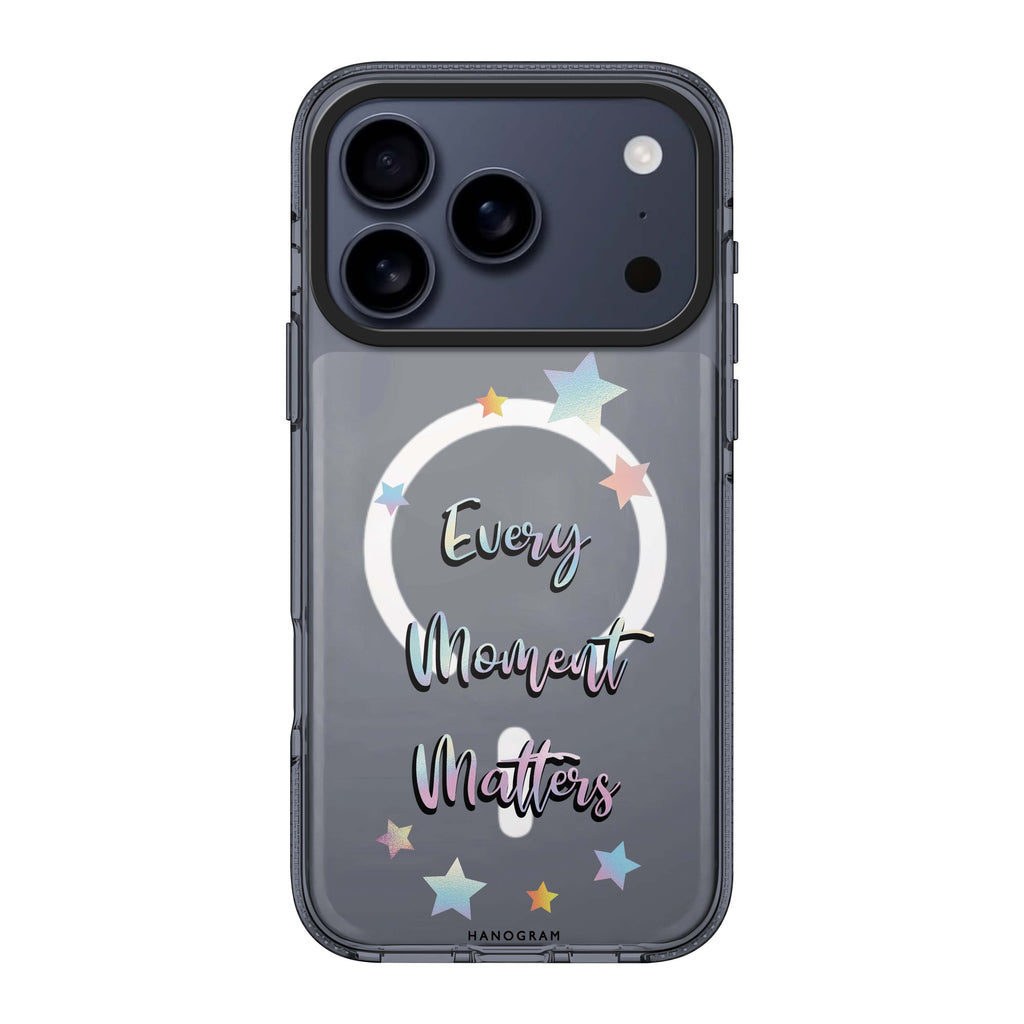 Every moment matters iPhone 17 Pro Max MagSafe 水晶透明保護殼 文字設計設計 圖1