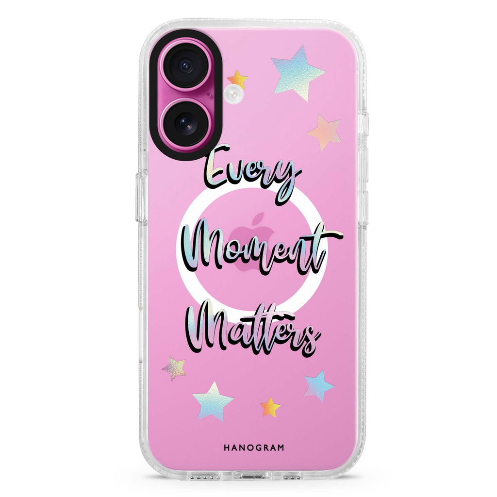 Every moment matters Magsafe 兼容水晶透明保護殼