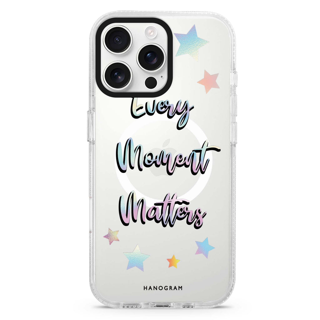 Every moment matters Magsafe 兼容水晶透明保護殼