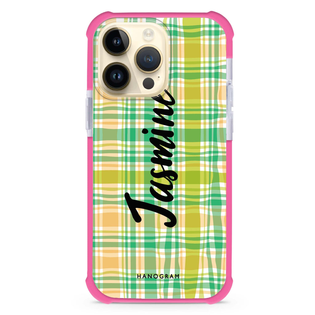 Plaid iPhone Magsafe 兼容超強防摔保護殼