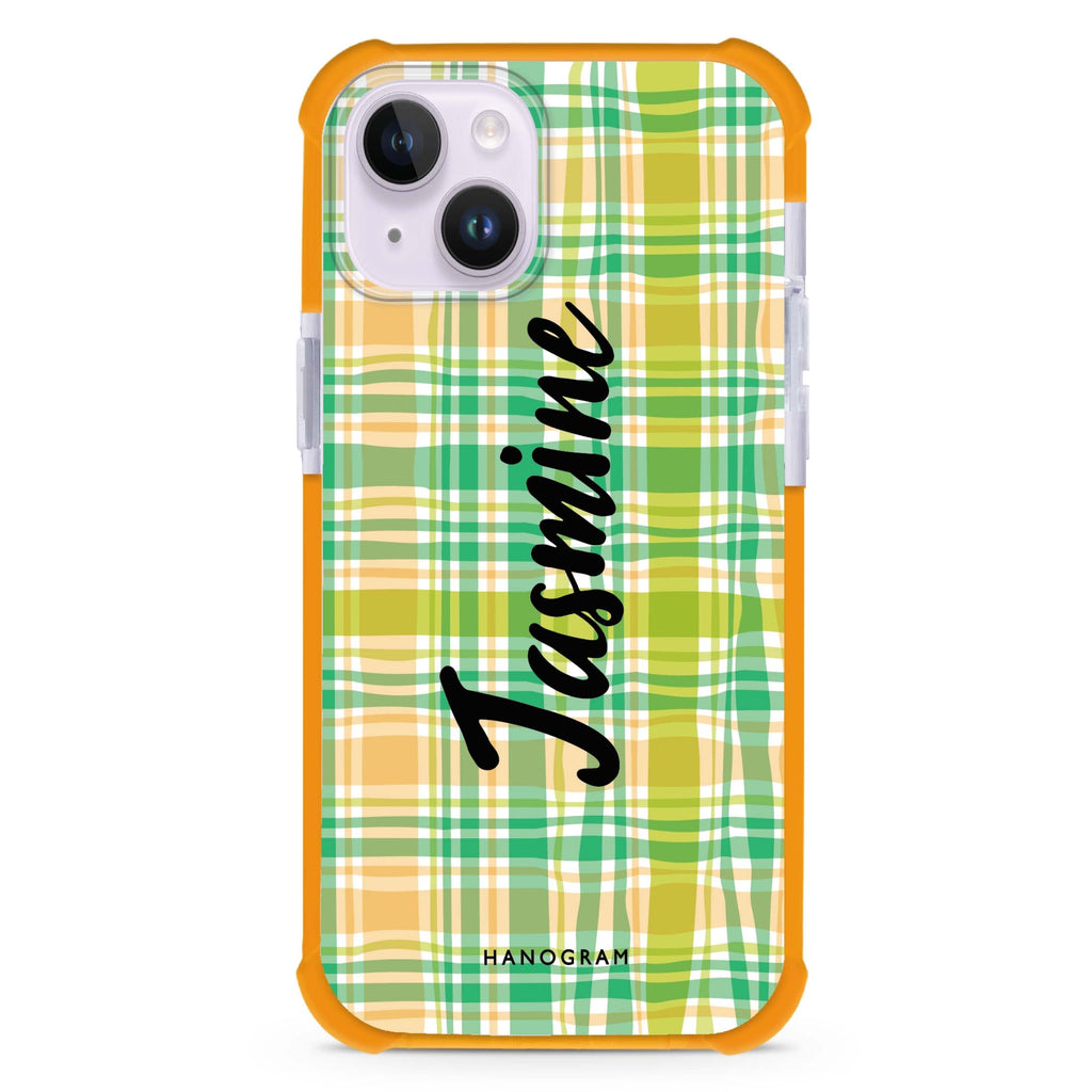 Plaid iPhone 15 Plus Magsafe 兼容超強防摔保護殼