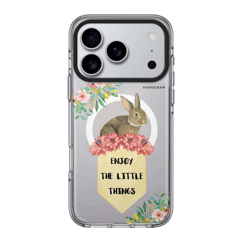 Enjoy the little things iPhone 17 Pro Max MagSafe 水晶透明保護殼 插畫圖案設計 圖1