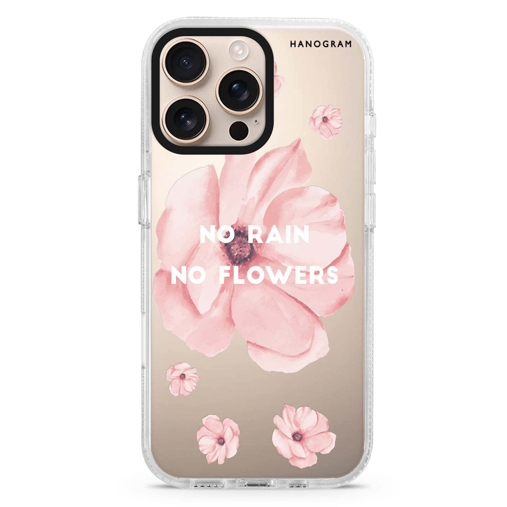 No rain No flowers Magsafe 兼容水晶透明保護殼
