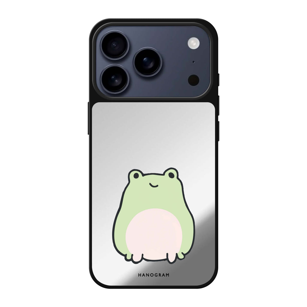 Pastel Froggie 動物 iPhone 17 Pro Max 鏡面手機殼主圖