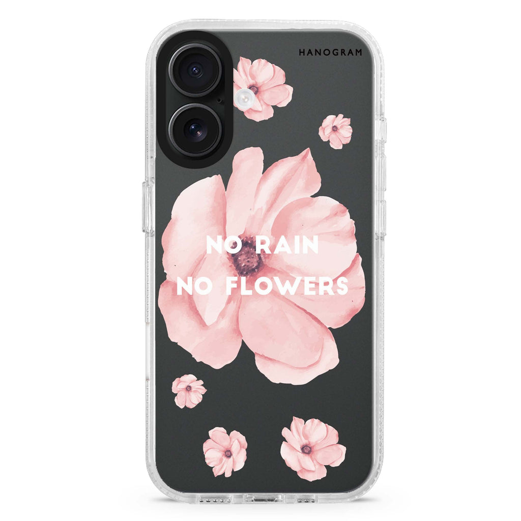 No rain No flowers Magsafe 兼容水晶透明保護殼