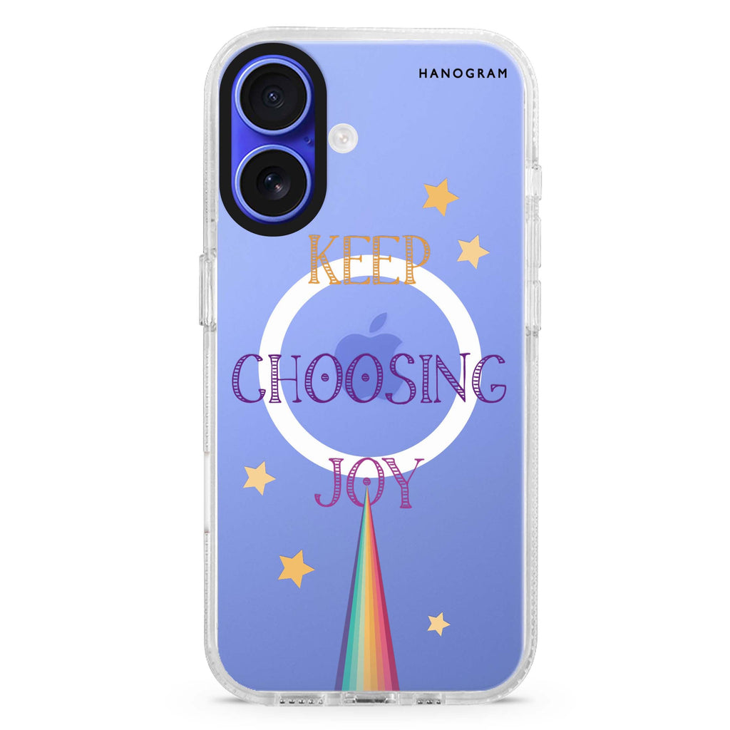 Keep choosing joy Magsafe 兼容水晶透明保護殼
