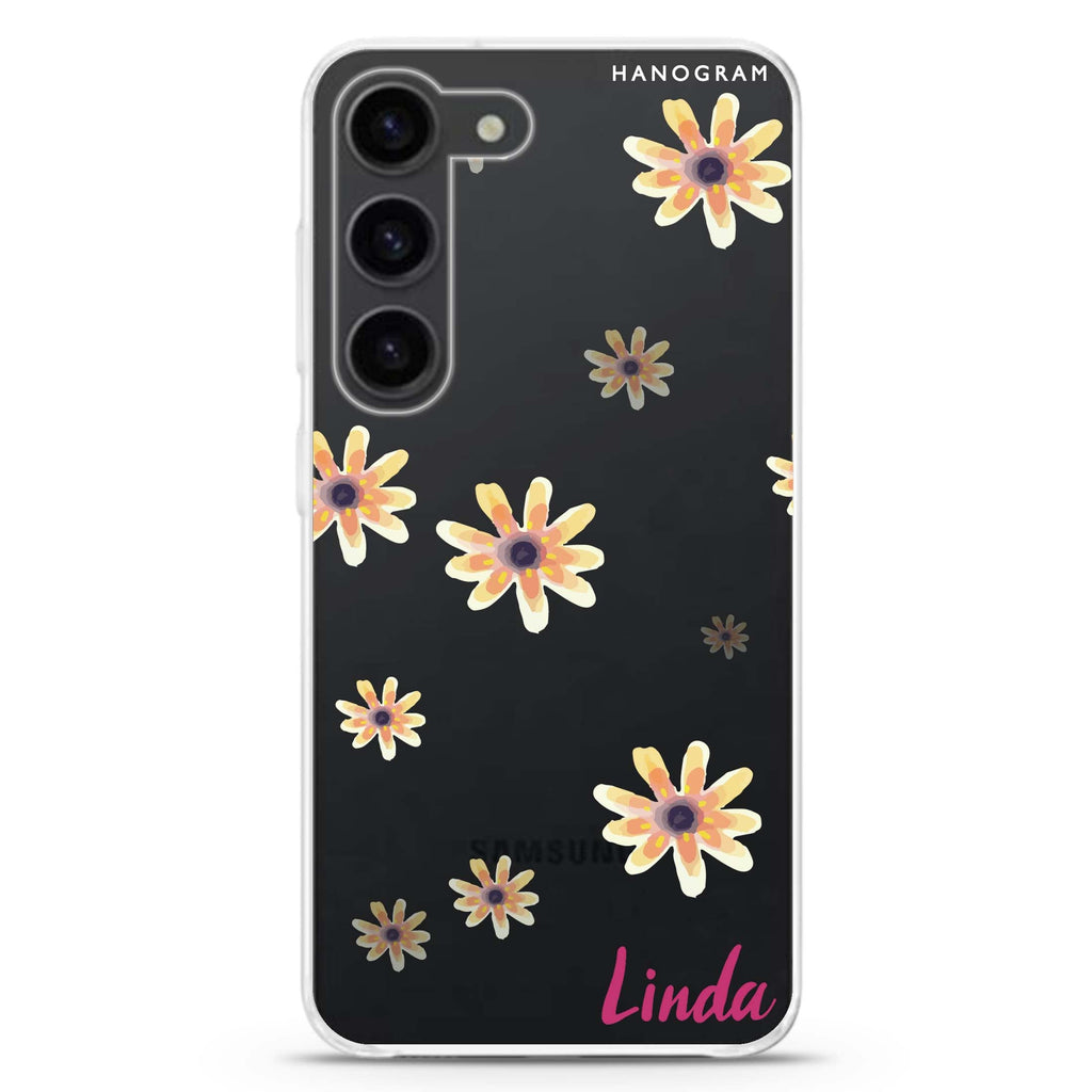 Faceflower Samsung Galaxy 水晶透明保護殼