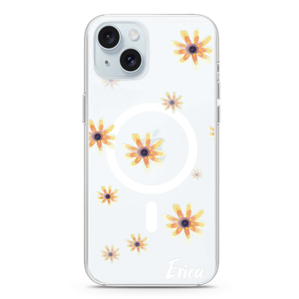 Faceflower iPhone 15 Plus Magsafe 兼容水晶透明保護殼