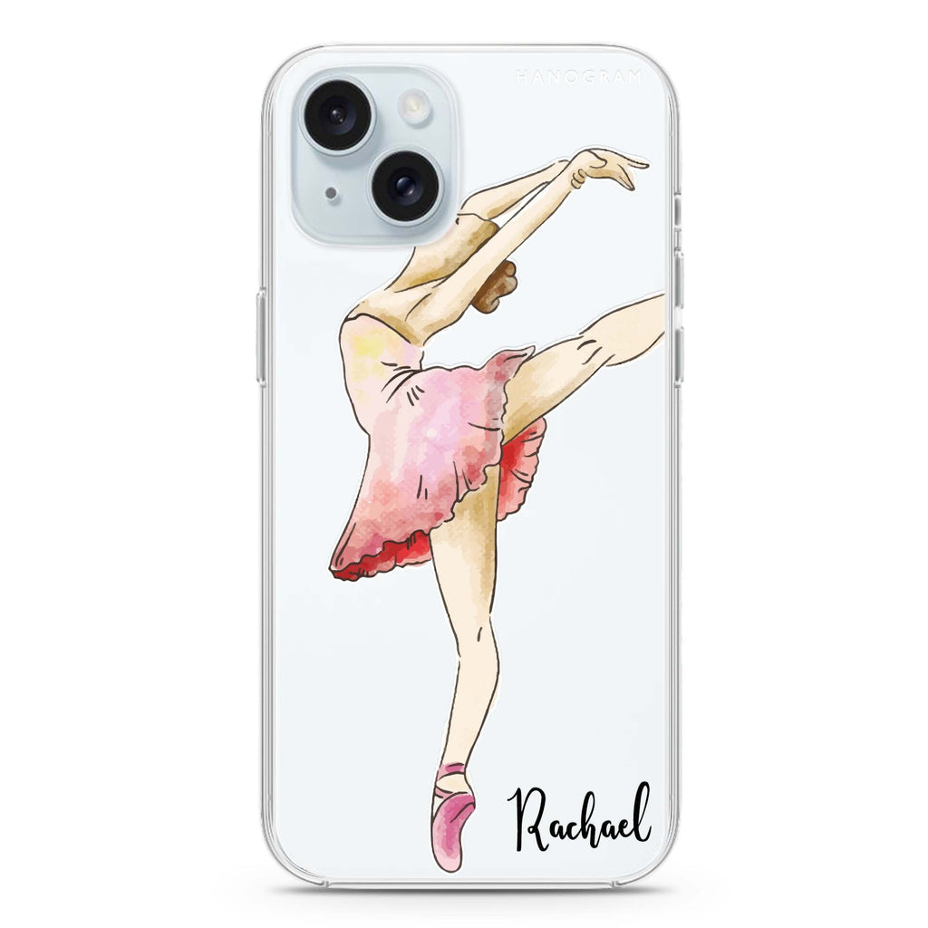 Ballet Girl iPhone 15 plus 水晶透明保護殼