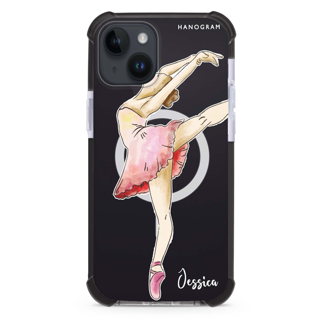 Ballet Girl iPhone 15 Plus Magsafe 兼容超強防摔保護殼