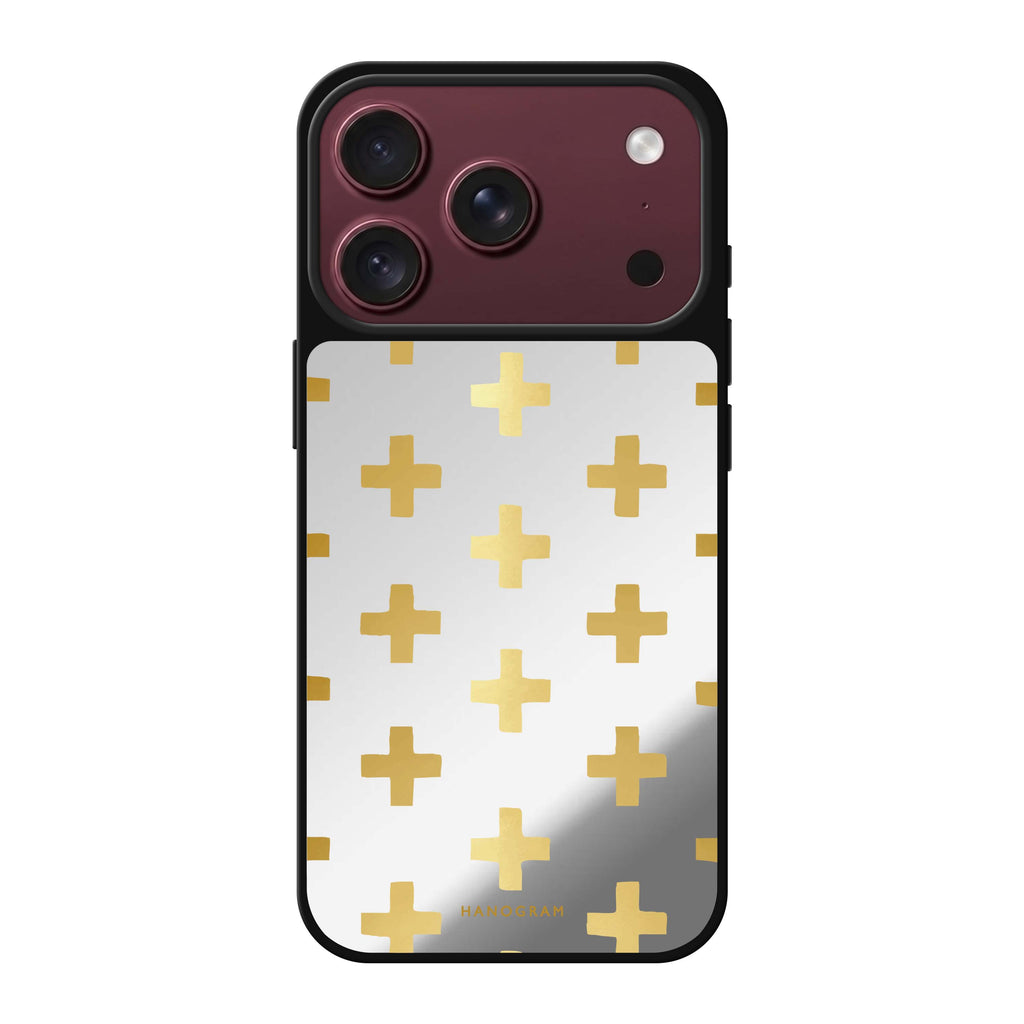 Gold Grid 鏡面手機殼