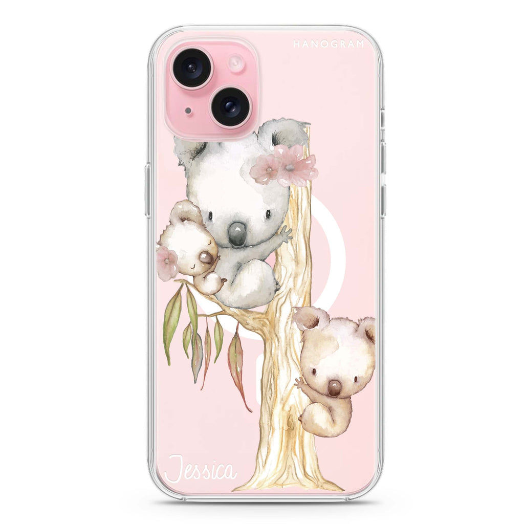 Koala iPhone 15 Magsafe 兼容水晶透明保護殼