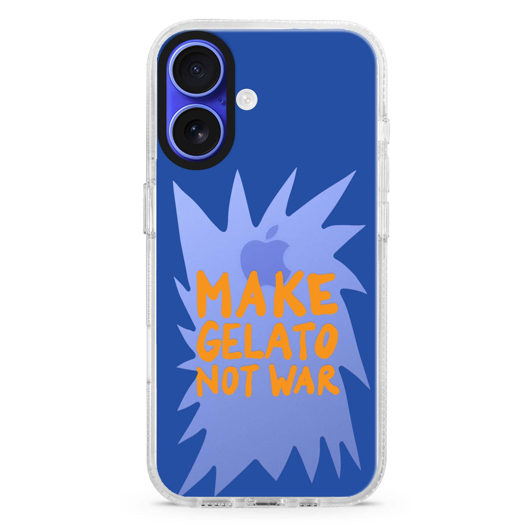 Make Gelato Not War 水晶透明保護殼