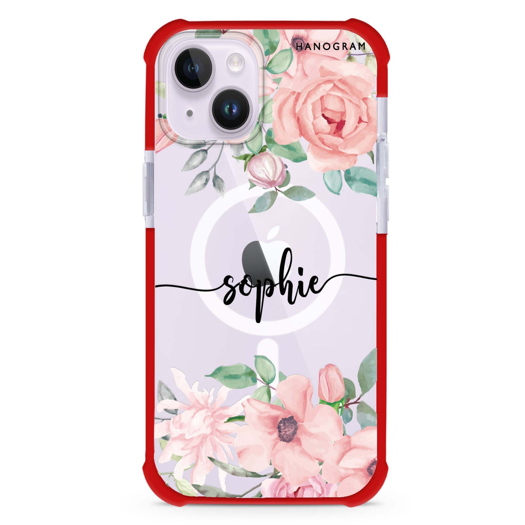 Forever Love Rose iPhone 15 Plus Magsafe 兼容超強防摔保護殼