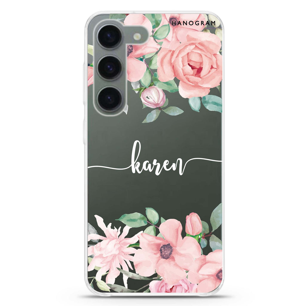 Forever Love Rose Samsung Galaxy 水晶透明保護殼