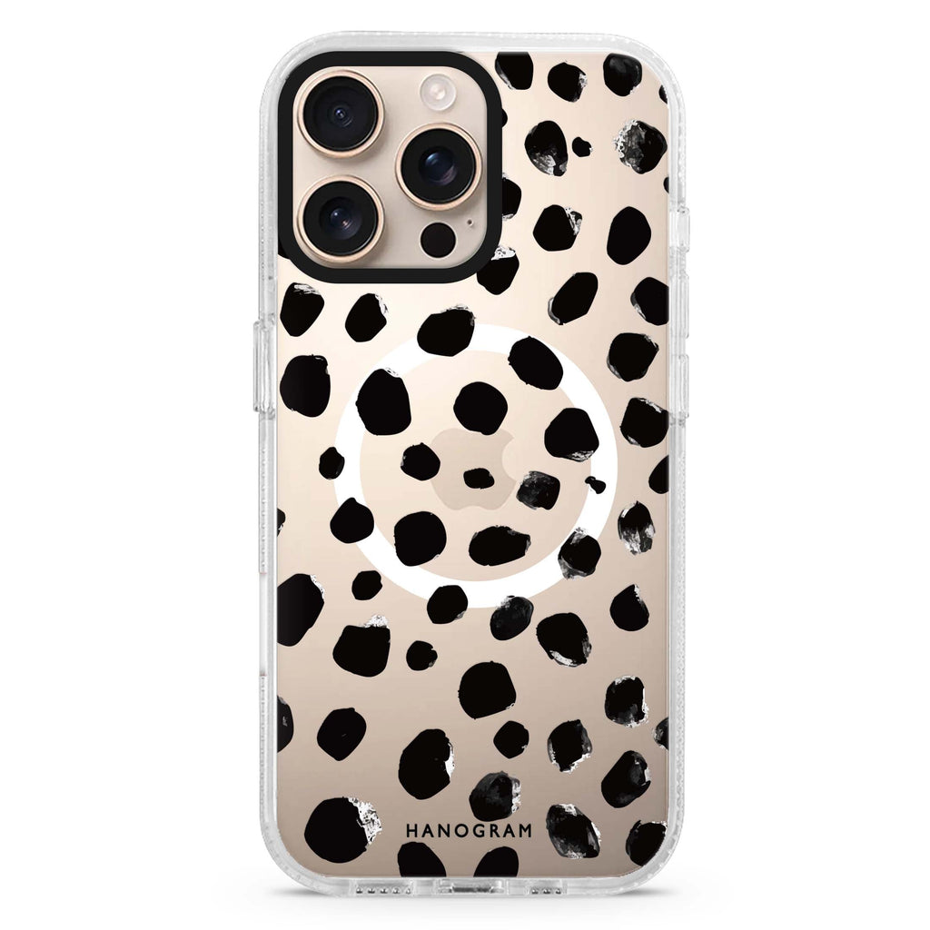 Classic Dalmatian Spots Magsafe 兼容水晶透明保護殼