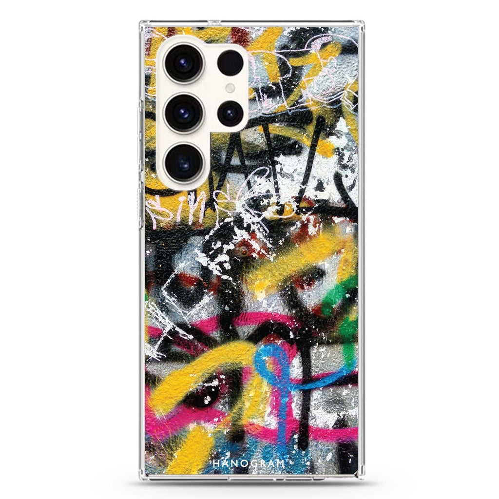 Colorful Canvases Samsung Galaxy Ultra 透明保護殼，適用 S26/S25/S24/S23 Ultra，圖1