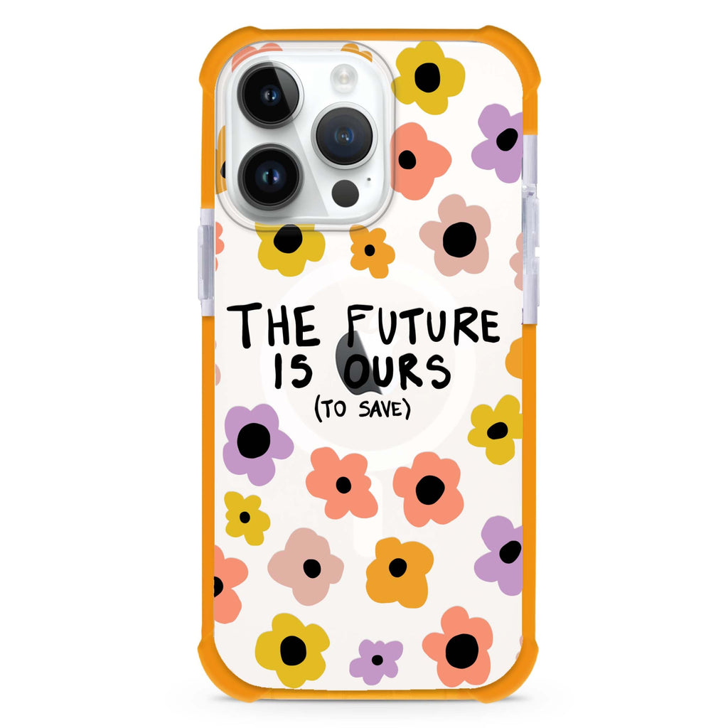 The future is OURS iPhone Magsafe 兼容超強防摔保護殼