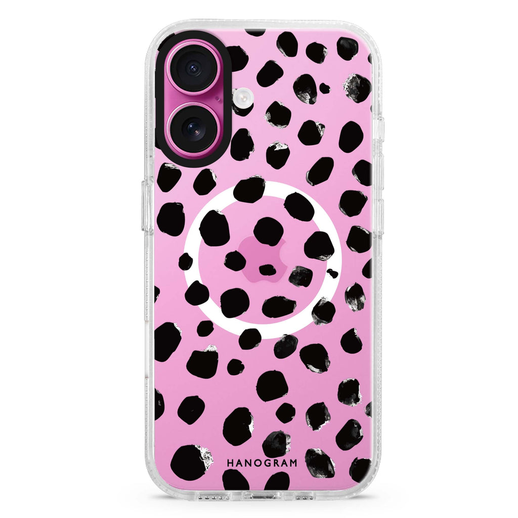 Classic Dalmatian Spots Magsafe 兼容水晶透明保護殼