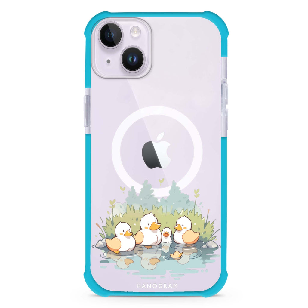 River Duck Delight iPhone 15 Plus Magsafe 兼容超強防摔保護殼