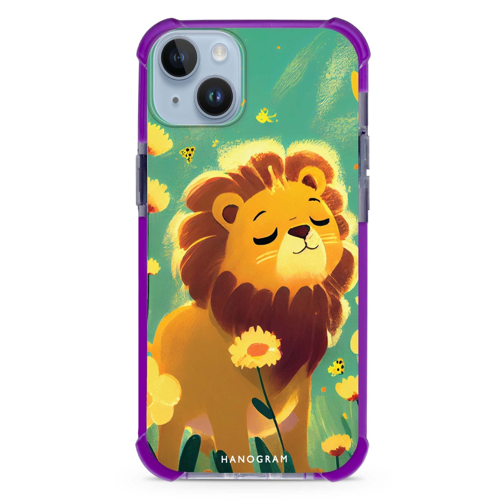 Lion in the garden iPhone 15 Plus Magsafe 兼容超強防摔保護殼