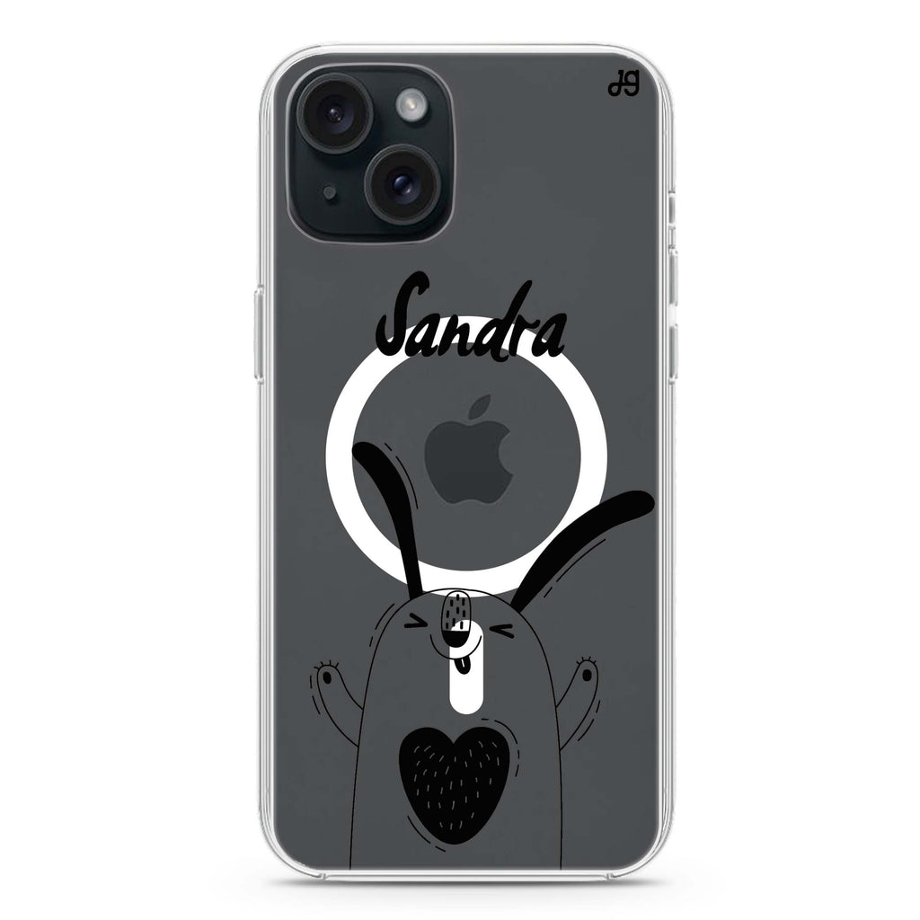 Happiness Pet iPhone 15 Magsafe 兼容水晶透明保護殼