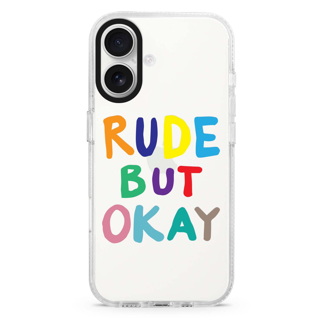 Rude but OKAY 水晶透明保護殼