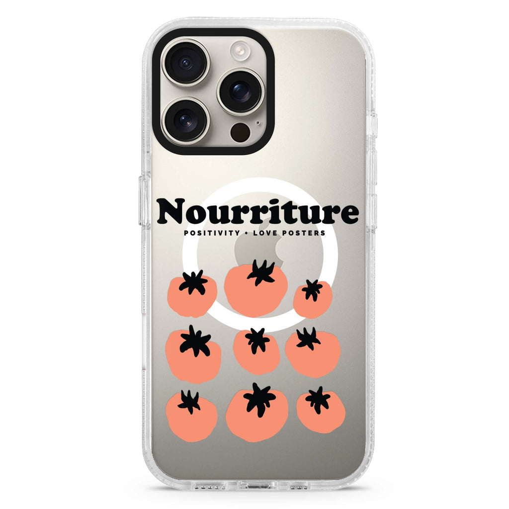 Nourriture Magsafe 兼容水晶透明保護殼