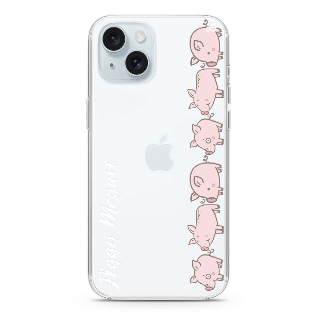 Piggy Corps iPhone 15 水晶透明保護殼