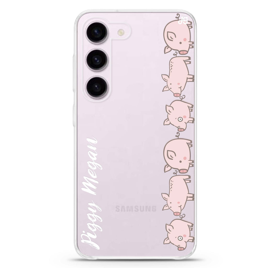 Piggy Corps Samsung Galaxy 水晶透明保護殼