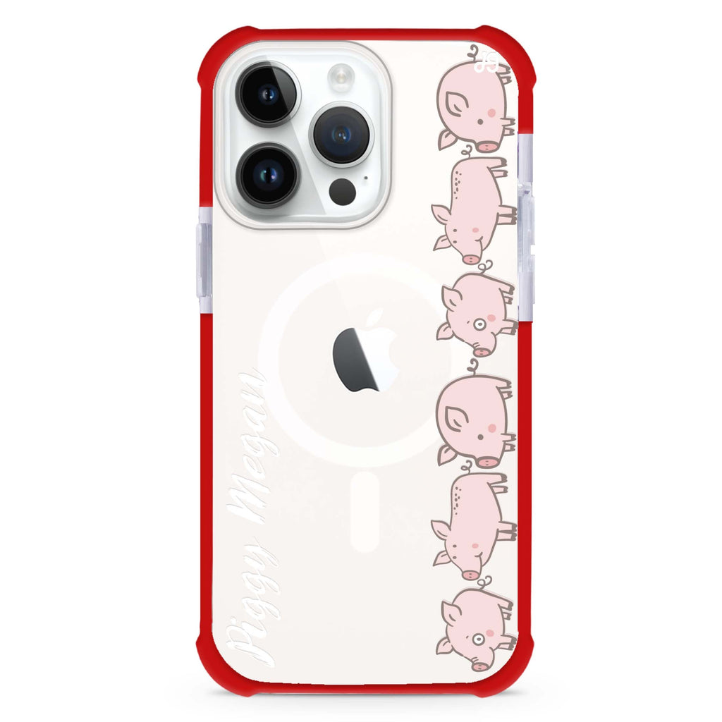 Piggy Corps iPhone Magsafe 兼容超強防摔保護殼
