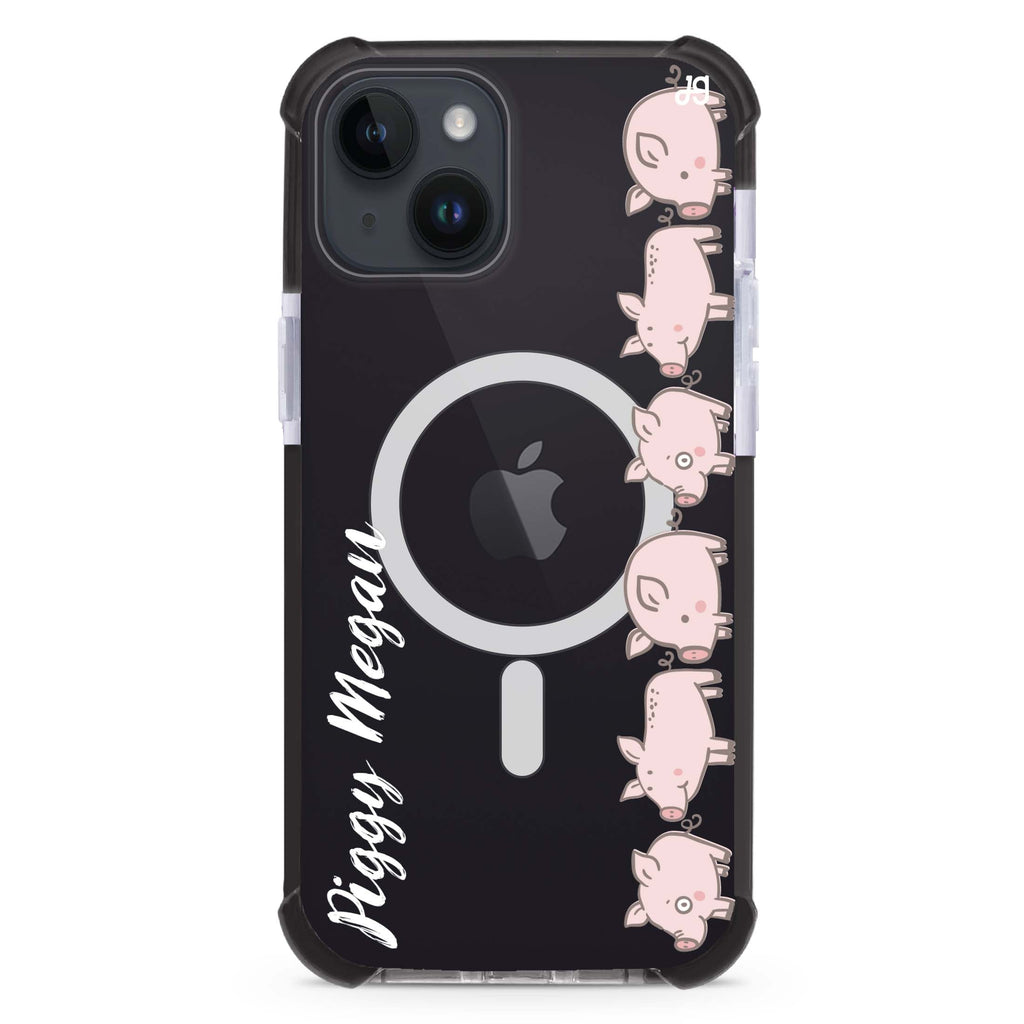 Piggy Corps iPhone 15 Plus Magsafe 兼容超強防摔保護殼