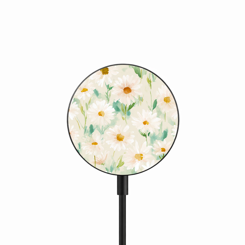 Soft Daisy Meadow 25W 磁吸無線充電器