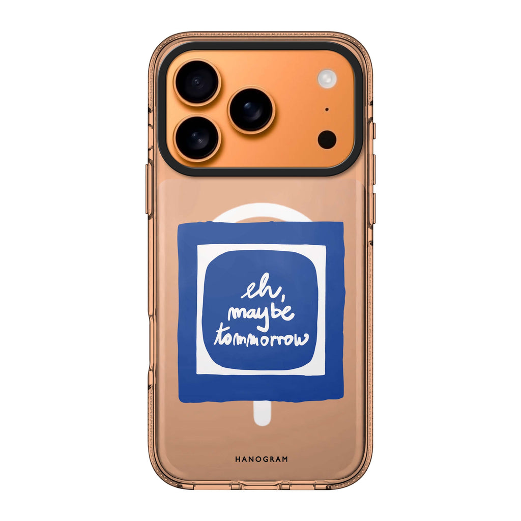 eh, maybe tomorrow iPhone 17 Pro Max MagSafe 水晶透明保護殼 文字設計設計 圖1