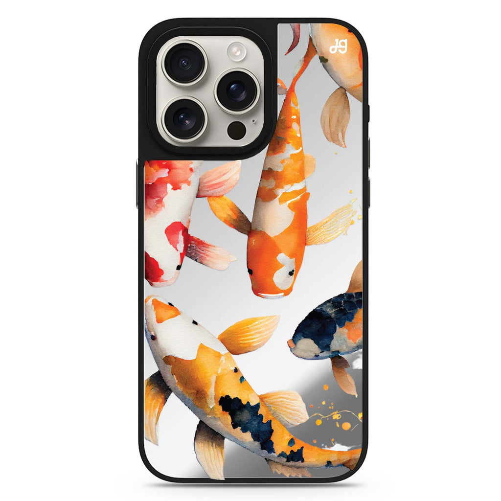 Koi fish 鏡面手機殼