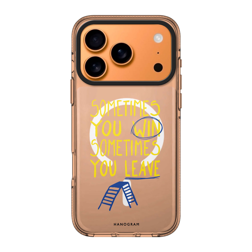 Sometimes iPhone 17 Pro Max MagSafe 水晶透明保護殼 插畫圖案設計 圖1